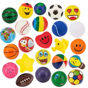 Stress balls are easy to pack